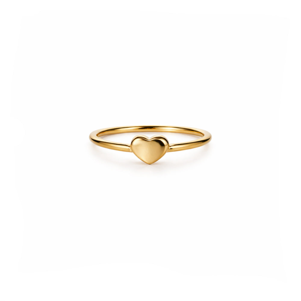 K&Co. Signature Jewellery Lia Heart Ring - GOLD